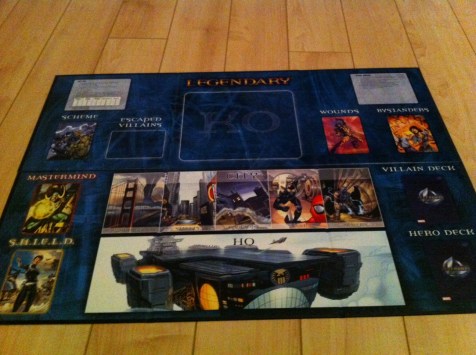 Legendary: A Marvel Deck-Building Game Board
