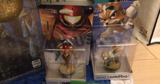 Samus and Fox Amiibos