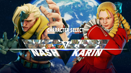 Street Fighter V Character Select