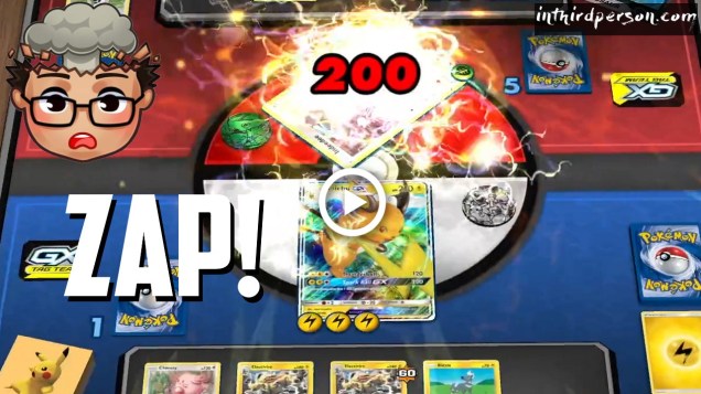 Raichu or Diechu!  Pokemon Trading Card Game Online vs. Meghan Plays Games!   In Third Person