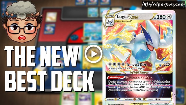 Lugia VSTAR Soars Above the Competition! (Pokemon TCG Deck List + Matches)   In Third Person