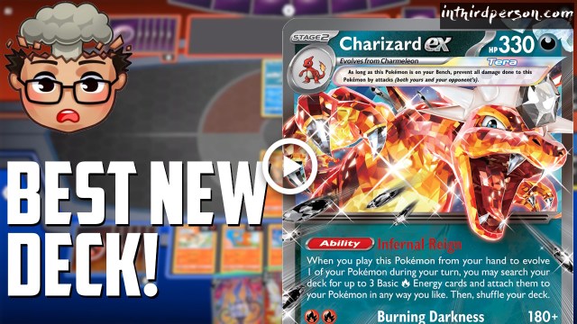 Tera Charizard ex is the BEST NEW DECK from Obsidian Flames! (Pokemon TCG Deck List + Matches) In Third Person Tera Charizard ex is the BEST NEW DECK from Obsidian Flames! (Pokemon TCG Deck List + Matches) In Third Person
