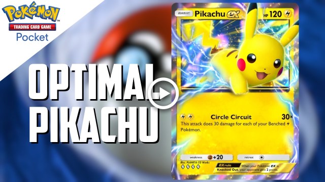 THE BEST WAY to play Pikachu ex!  (Pokemon TCG Pocket Deck List + Matches)   Mythical Island  In Third Person